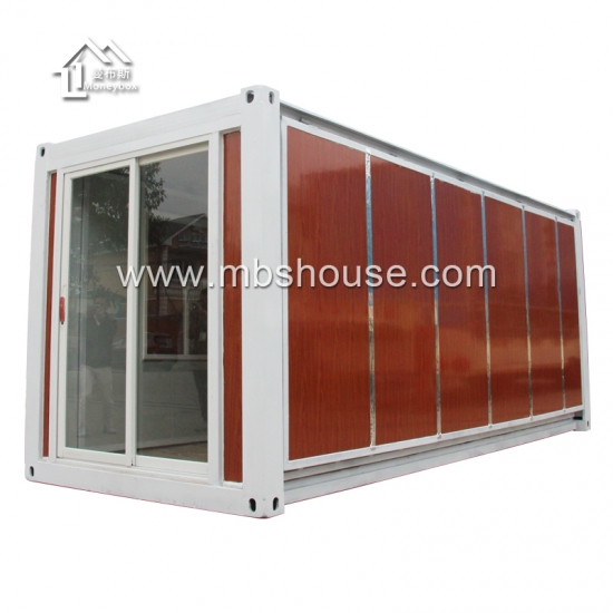 Contentor expansível dobrável recipiente modular casa com dois quartos pré-fabricados à venda
