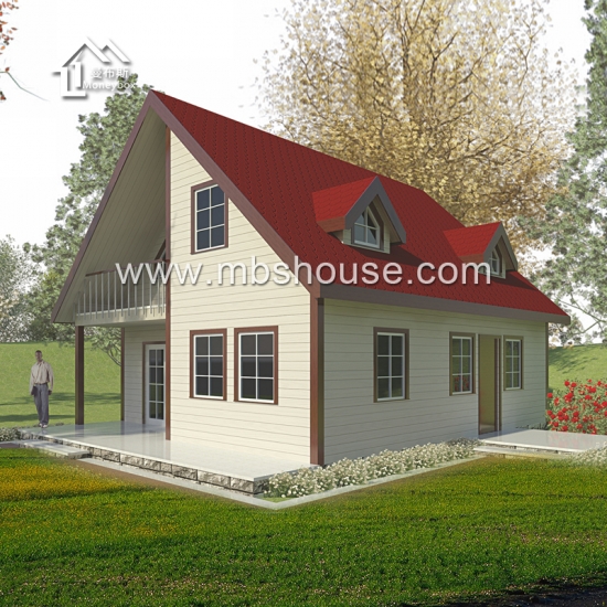 Casa de moradia pré-fabricada de pequeno tamanho projetada recentemente