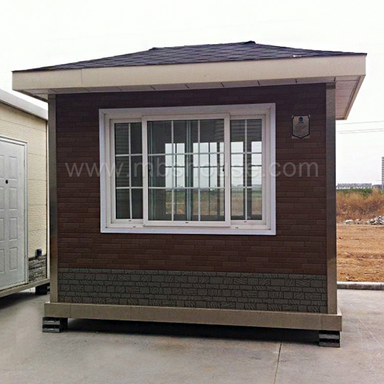 Casa de quiosque de segurança pré-fabricada modular de alta qualidade personalizada