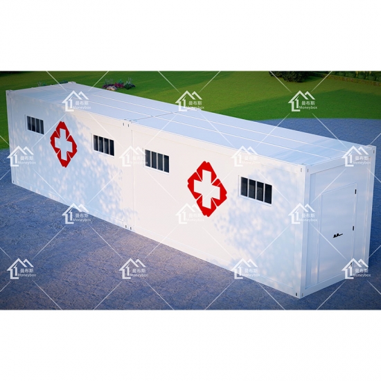 hospital militar portátil de alta qualidade do recipiente da cabine de 20ft na casa pré-fabricada