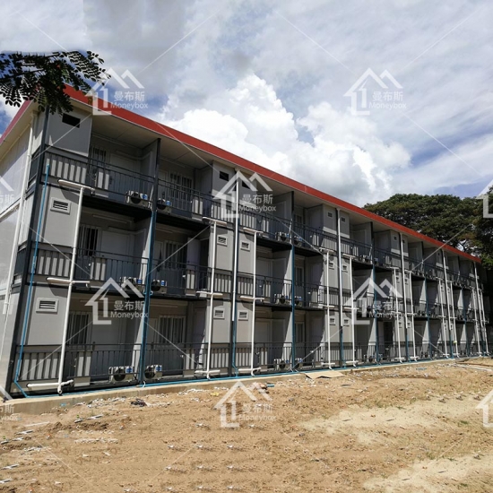  Três-andar Apartamento de aço leves de dormitório de contêiner pré-fabricantes