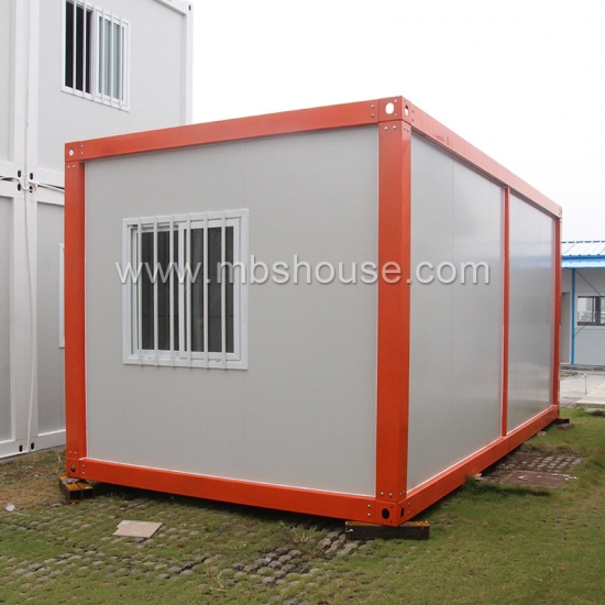 Casa de recipiente pré-fabricada minúscula com conjunto de acessórios de banheiro