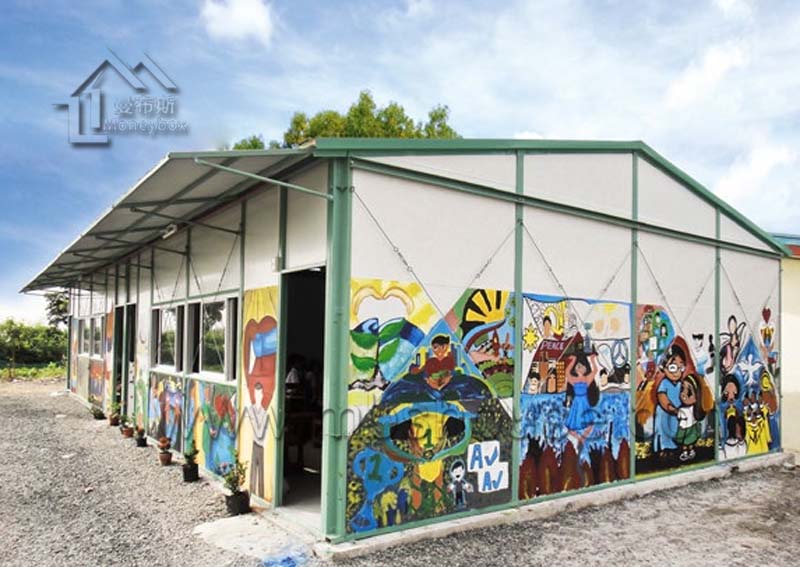 sala de aula prefabricada para jardim de infância no México